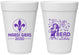 Personalized Mardi Gras 16 oz Foam Cups - Bead Catcher Nola | 190000