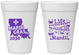 Personalized Mardi Gras 16 oz Foam Cups - Life Of The Mardi | 190001