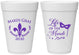 Personalized Mardi Gras 16 oz Foam Cups - Life Of The Mardi | 190004