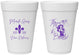 Personalized Mardi Gras 16 oz Foam Cups - Throw Me The Beads | 190008