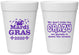 Personalized Mardi Gras 16 oz Foam Cups - Fleur De Lis | 190009