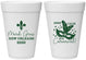 Personalized Mardi Gras 16 oz Foam Cups - Fleur De Lis Carnaval | 190011