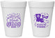 Personalized Mardi Gras 16 oz Foam Cups - Fleur De Lis Carnaval | 190012