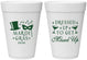 Personalized Mardi Gras 16 oz Foam Cups - Fleur De Lis | 190015