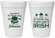 Personalized St Patricks Day 16 oz Foam Cups - Irish Leprechaun | 200013