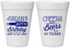 Personalized Birthday 16 oz Foam Cups - Cheers Beers To 40 Years | 20002
