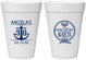 Personalized Birthday 16 oz Foam Cups - 30th Nautical | 20010