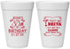 Personalized Birthday 16 oz Foam Cups - Dirty 30 | 20011