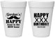Personalized Birthday 16 oz Foam Cups - 30th | 20013