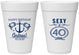 Personalized Birthday 16 oz Foam Cups - Sexy At 40 | 20027