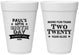 Personalized Birthday 16 oz Foam Cups - 40th | 20045