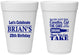 Personalized Birthday 16 oz Foam Cups - 25th | 20100