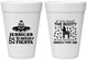 Personalized Birthday 16 oz Foam Cups - 65th Mexico | 20108
