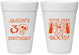 Personalized Birthday 16 oz Foam Cups - 30th Halloween | 20112