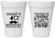 Personalized Birthday 16 oz Foam Cups - 40th | 20130