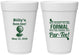 Personalized Birthday 16 oz Foam Cups - 40th Golf | 20134