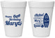 Personalized Birthday 16 oz Foam Cups - 30th Hawaii | 20136