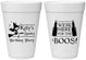 Personalized Birthday 16 oz Foam Cups - Halloween Spooky Boos | 20158