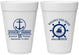Personalized Birthday 16 oz Foam Cups - 25th Nautical | 20168