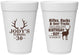 Personalized Birthday 16 oz Foam Cups - 30th Hunting | 20196