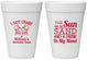 Personalized Birthday 16 oz Foam Cups - Sun Sand Drink Hand | 20205