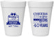 Personalized Birthday 16 oz Foam Cups - Cheers Beers To 40 Years | 20216