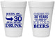 Personalized Birthday 16 oz Foam Cups - Cheers To 30 Years | 20219