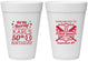 Personalized Birthday 16 oz Foam Cups - 50th Baseball | 20252
