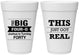Personalized Birthday 16 oz Foam Cups - 40th | 20254