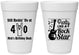 Personalized Birthday 16 oz Foam Cups - 40th Rock Star | 20266