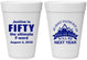 Personalized Birthday 16 oz Foam Cups - 50th | 20268