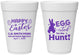 Personalized Easter 16 oz Foam Cups - Eggcited For Hunt Bunny | 210002
