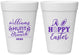 Personalized Easter 16 oz Foam Cups - Hoppy Bunny Eggs | 210012
