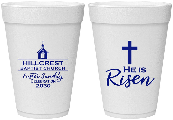 Personalized Easter 16 oz Foam Cups - Easter Sunday | 210021