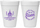 Personalized Easter 16 oz Foam Cups - He Is Risen | 210026