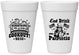 Personalized 4th Of July 16 oz Foam Cups - Eat Drink Patriotic | 220004