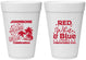 Personalized 4th Of July 16 oz Foam Cups - Beach Fireworks | 220022