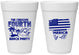 Personalized 4th Of July 16 oz Foam Cups - Beach Merica Yall | 220027