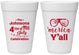Personalized 4th Of July 16 oz Foam Cups - Merica Yall | 220034