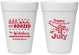 Personalized 4th Of July 16 oz Foam Cups - Red White Booze | 220042