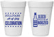 Personalized 4th Of July 16 oz Foam Cups - Red White Booze | 220043