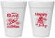 Personalized 4th Of July 16 oz Foam Cups - Fireworks | 220046