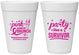 Personalized Awareness 16 oz Foam Cups - Party Like A Survivor | 230005