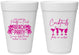 Personalized Awareness 16 oz Foam Cups - Beach Party | 230007