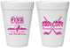 Personalized Awareness 16 oz Foam Cups - Gold Drive Out | 230017