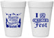 Personalized Oktoberfest 16 oz Foam Cups - Pretzel | 240009