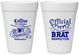 Personalized Oktoberfest 16 oz Foam Cups - Brat Inspector | 240011