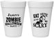 Personalized Halloween 16 oz Foam Cups - Eat Drink Be Scary | 250003