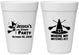 Personalized Halloween 16 oz Foam Cups - Witches | 250005