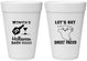 Personalized Halloween 16 oz Foam Cups - Ghost Sheet Faced | 250009